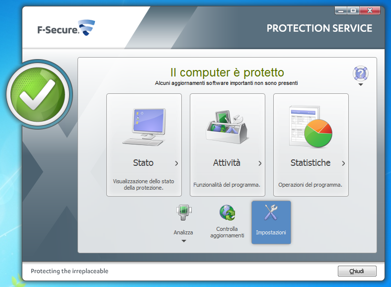 Pannello F-Secure